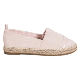 Bestelle Por -velúr espadrillák rózsaszín Bestelle Por -velúr espadrillák rózsaszín