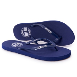 Női papucs Big Star FF274A614 Navy blue kék