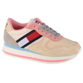 Tommy Hilfiger Jeans Flatform Runner W EN0EN01357-AA8 cipő bézs rózsaszín