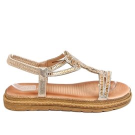 Arany női szandál JN11-34 Arany aranysárga Arany női szandál JN11-34 Arany aranysárga