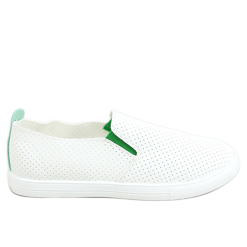 Slip-on fehér LA45 Green cipők zöld