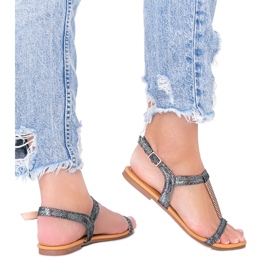 Igi fekete holografikus női szandál Igi fekete holografikus női szandál