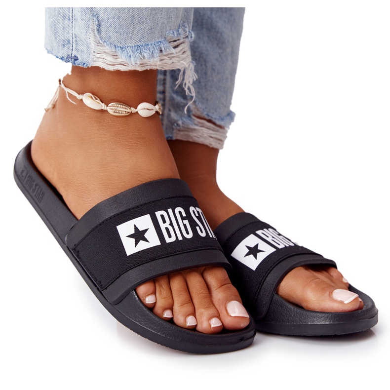 Női papucs Big Star HH274A013 Fekete