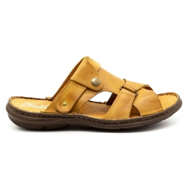 Polbut Férfi papucs 024 piros narancs