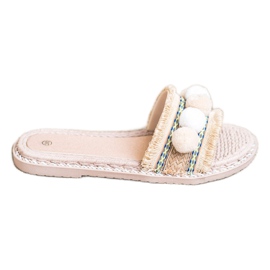 SHELOVET Papucs pomponokkal barna SHELOVET Papucs pomponokkal barna