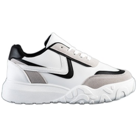 SHELOVET Alkalmi cipők fehér sokszínű