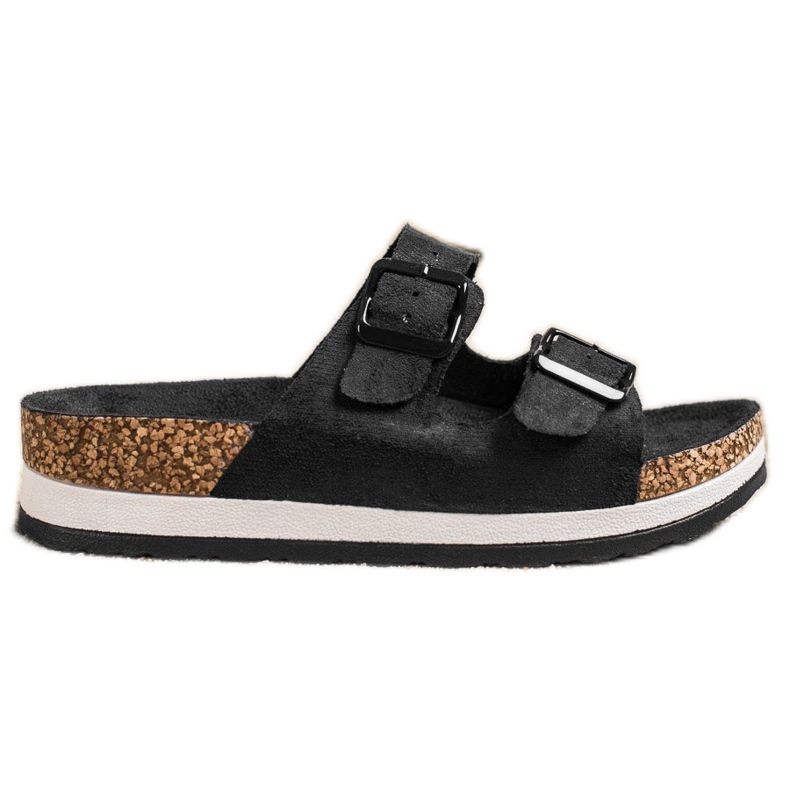 Evento Alkalmi papucs fekete