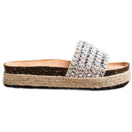 Groto Gogo Ezüst papucs csapokkal szürke Groto Gogo Ezüst papucs csapokkal szürke