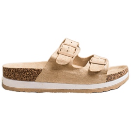 Evento Alkalmi papucs bézs