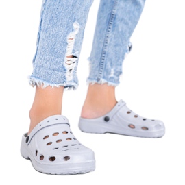 Szürke kroks papucs nőknek Karolinos