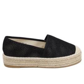 Fekete női espadrilles A666-ESP-1 Black