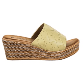 Bona Wedge szandál zöld Bona Wedge szandál zöld