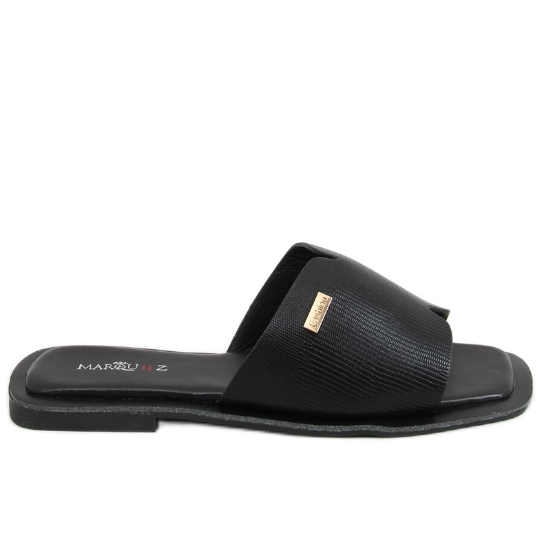 Fekete női fekete papucs 3526 Fekete