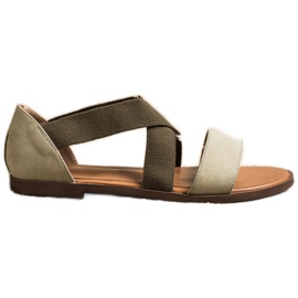 Kényelmes, csúszós szandál, Sergio Leone zöld