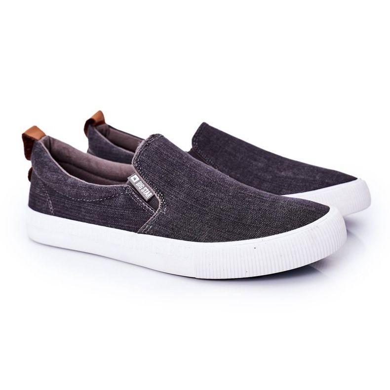 Férfi cipők Slip-On Big Star DD174162 Szürke