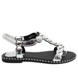 Ezüst női szandál M6P111-1 Ezüst