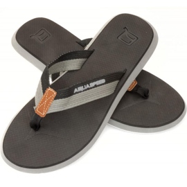 Férfi úszómedence papucs Aqua-Speed ​​Lagos col 07 fekete szürke