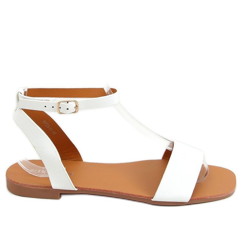 Szandál lánccal fehér HY23-11 Fehér