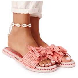 PS1 Gumi papucs rózsaszín Gabriell masnival