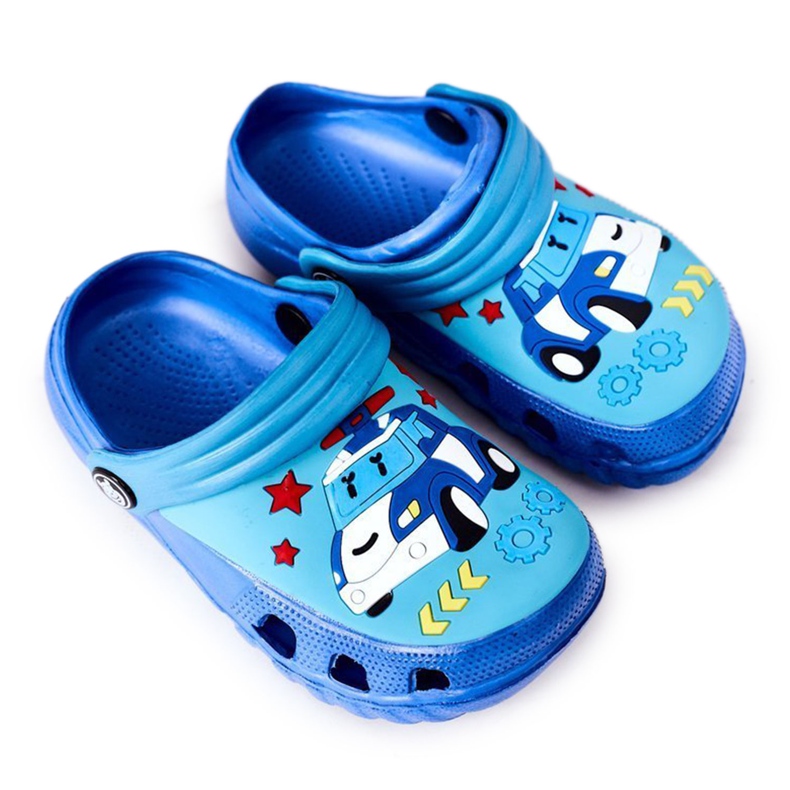 Gyermek habpapucs Crocs Blue Turquoise Oscar kék