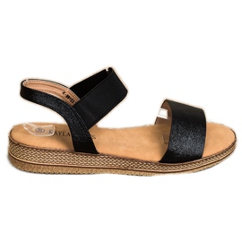 Kayla Fekete Slip On Sandals Kayla Fekete Slip On Sandals