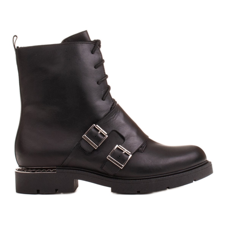 Marco Shoes Női fűzős csizma 1364B dupla csattal fekete Marco Shoes Női fűzős csizma 1364B dupla csattal fekete