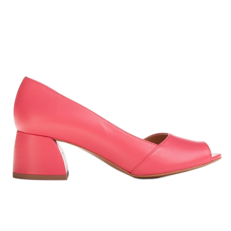 Marco Shoes Szivattyúk nyitott oldallal piros