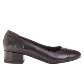 Radoskór Klasszikus fekete női szivattyúk szélesebb lábhoz