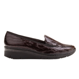 Radoskór Kényelmes barna női cipő szélesebb lábhoz