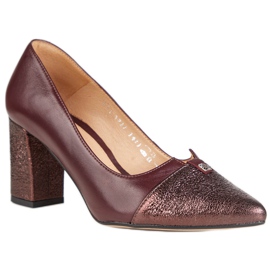 Marco Shoes Marco 1411P női szivattyúk piros sokszínű