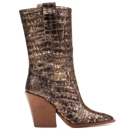 Marco Shoes Marco csizma 1408K régi arany cowboy csizma aranysárga