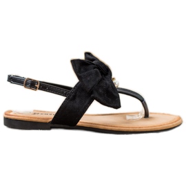 Seastar Stílusos szandál íjjal fekete Seastar Stílusos szandál íjjal fekete