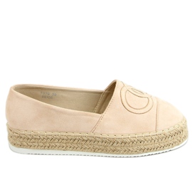 T379P Bézs bézs espadrillák