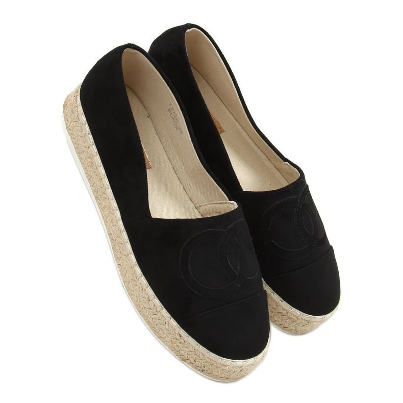Fekete Espadrilles T379P Fekete