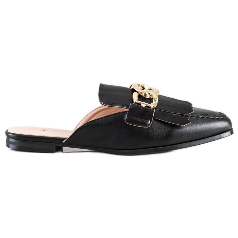 Seastar Stílusos papucs díszítéssel fekete