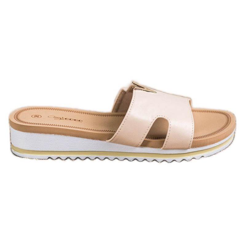Groto Gogo Klasszikus, kényelmes papucs bézs
