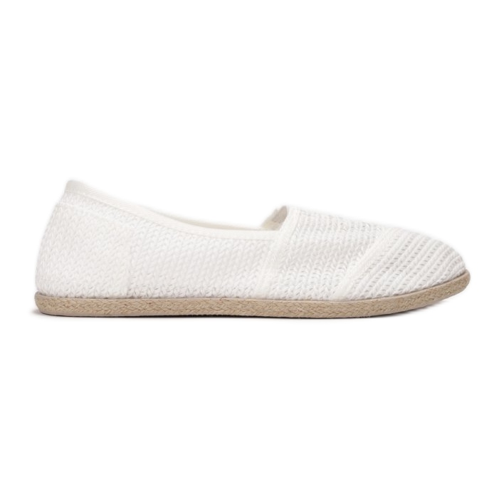 Női espadrilles White Arianna fehér