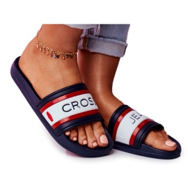 Cross Jeans Női papucs Cross Farmer Navy Blue FF2R4160C kék