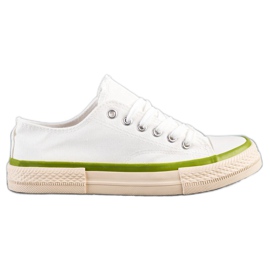 SHELOVET Cipők Bézs Platformon fehér