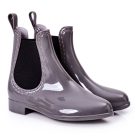 Gyermek Galoshes Jodhpur csizma Szürke liliom