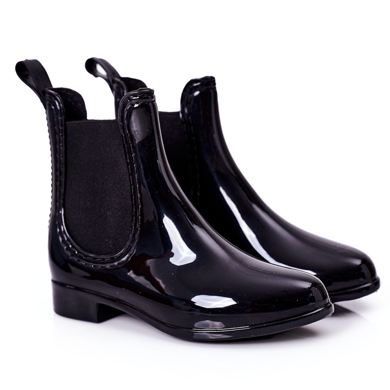 Gyermek Galoshes fekete Jodhpur csizma Lily