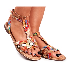 PS1 Női szandál Elegáns narancssárga keleti Brooke sokszínű aranysárga