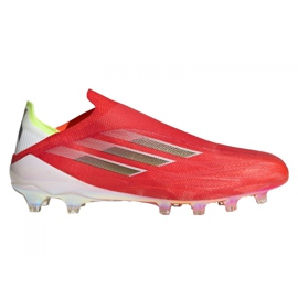 Adidas X Speedflow + Ag M FY6872 futballcipő piros, narancssárga, fehér piros Adidas X Speedflow + Ag M FY6872 futballcipő piros, narancssárga, fehér piros