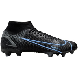 Nike Mercurial Superfly 8 Academy FG / MG M CV0843-004 futballcipő fekete fekete Nike Mercurial Superfly 8 Academy FG / MG M CV0843-004 futballcipő fekete fekete