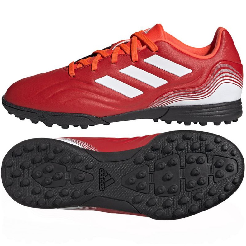 Adidas Copa Sense.3 Tf Jr FY6164 futballcipő sokszínű narancs és vörös