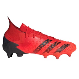 Adidas Predator Freak.1 Sg M FY6269 futballcipő piros fekete narancs és vörös