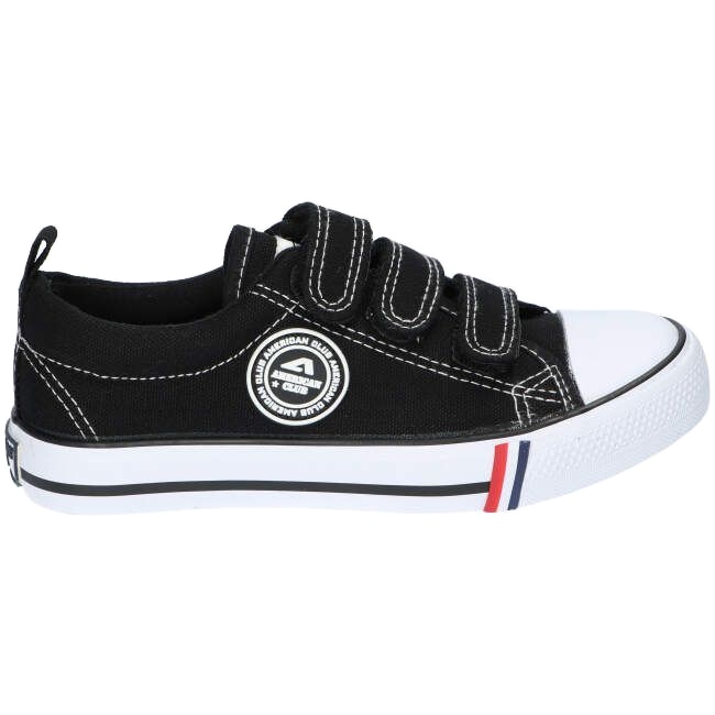 American Club Fekete amerikai LH33 tépőzáras tornacipő