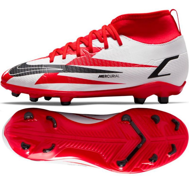 Nike Mercurial Superfly 8 Club CR7 Mg Jr DB0926 600 futballcipő sokszínű fehér Nike Mercurial Superfly 8 Club CR7 Mg Jr DB0926 600 futballcipő sokszínű fehér