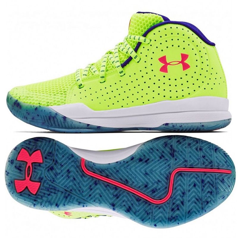 Under Armour Gs Jet Splash Jr 3024 120 300 kosárlabda cipő sárga sárga
