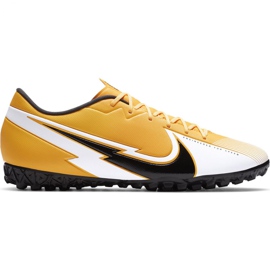Nike Mercurial Vapor 13 Academy Tf M AT7996 801 futballcipő narancs és vörös Nike Mercurial Vapor 13 Academy Tf M AT7996 801 futballcipő narancs és vörös
